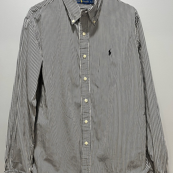 Ralph Lauren Other - Ralph Lauren Mens XL/TG Brown Check Long Sleeve Button Shirt‎ Small Green Pony